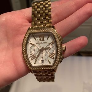 Michael Kor’s gold watch